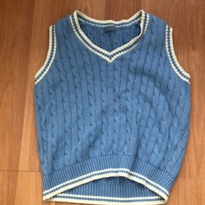 blue brandy melville sweater vest